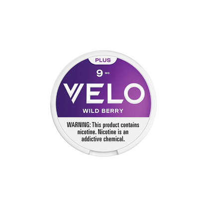 VELO Plus Nicotine Pouches 9mg - Wild Berry